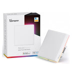 Sonoff T5 1C WiFi - Interruptor Táctil Inteligente Blanco de 1 canal con retroiluminación LED - Compatible con Amazon Alexa y Google Assistant