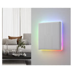Sonoff T5 1C WiFi - Interruptor Táctil Inteligente Blanco de 1 canal con retroiluminación LED - Compatible con Amazon Alexa y Google Assistant