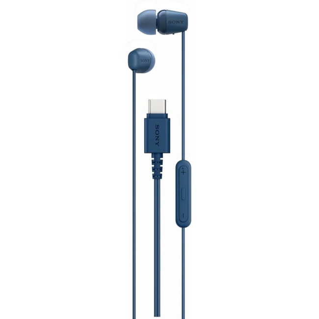 Sony IER-EX15C USB Tipo C Azul - Auriculares con cable Hover Image