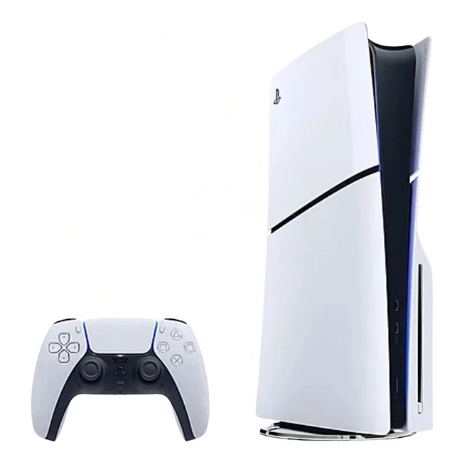 Sony PlayStation 5 Chasis E 1 TB Lector Blanco Hover Image