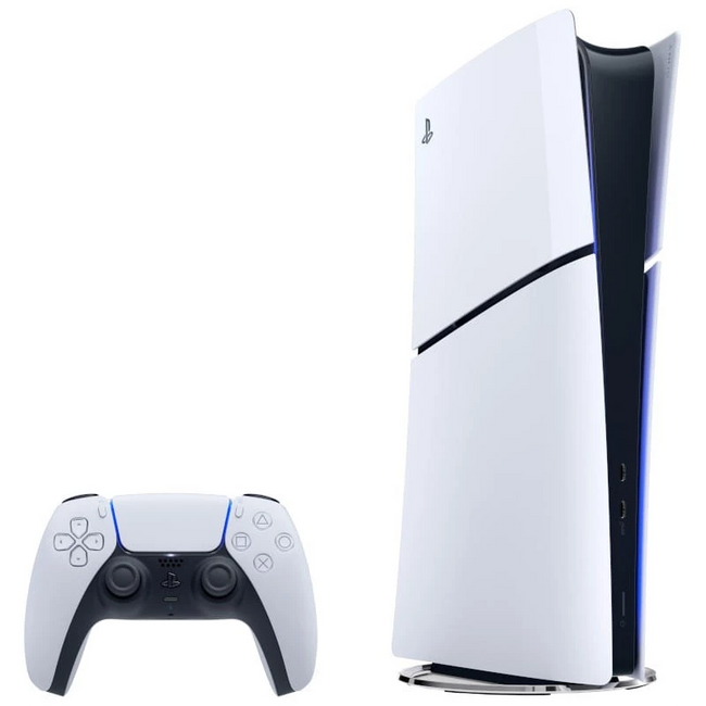 Playstation 5 Slim Digital (PS5) 825 GB Blanco Renovado - Estado Premium Hover Image
