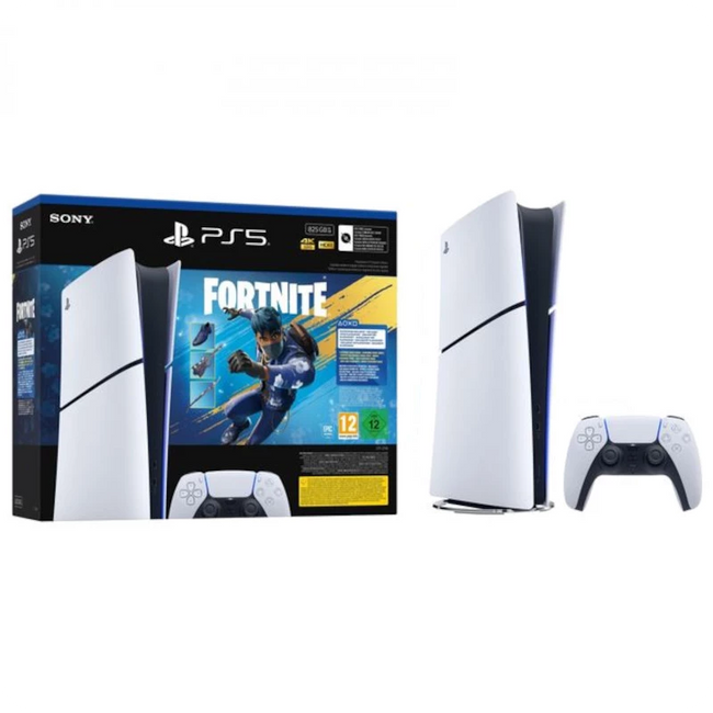 Sony PlayStation 5 Digital Chasis E + Fortnite Flowering Chaos Hover Image