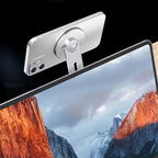 Soporte flexible magnético de smartphone para portátil