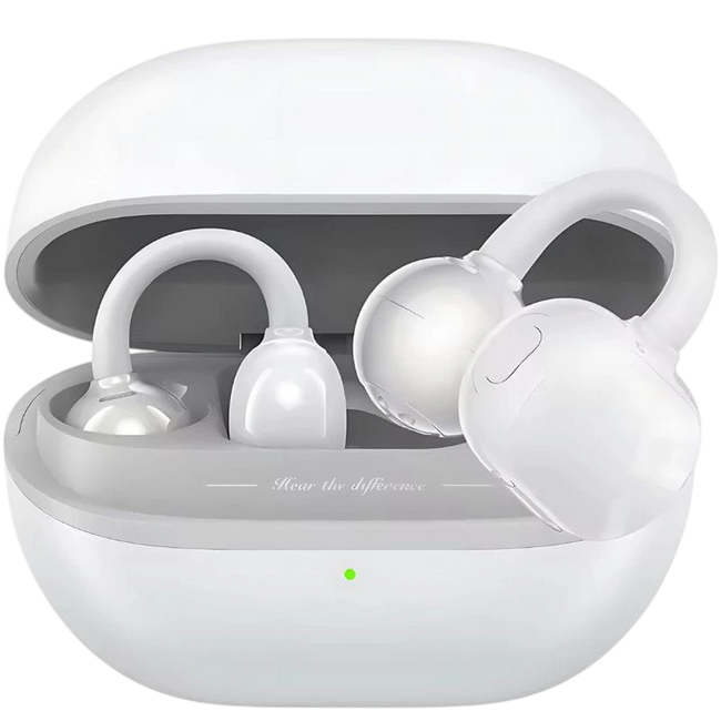 SoundPEATS POP Clip Blanco - Auriculares Bluetooth Hover Image