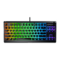 Teclado Gaming SteelSeries Apex 3 TKL RGB Membrana Distribución US Negro