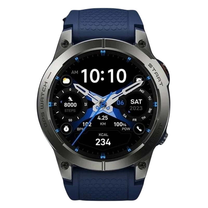 Zeblaze Stratos 3 Pro Azul - Reloj inteligente con pantalla AMOLED HD - Desprecintado