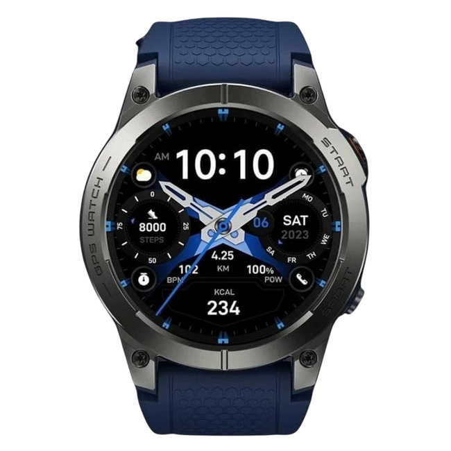 Zeblaze Stratos 3 Pro Azul - Reloj inteligente con pantalla AMOLED HD Hover Image