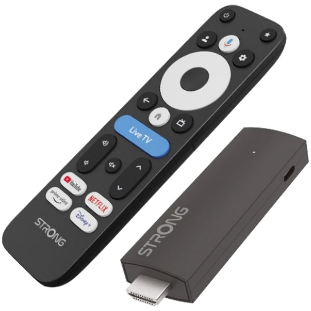 Strong LEAP-UNA+ Android 14 Full HD HDR10+ WiFi Bluetooth 5.0 RTD1332 TV Stick