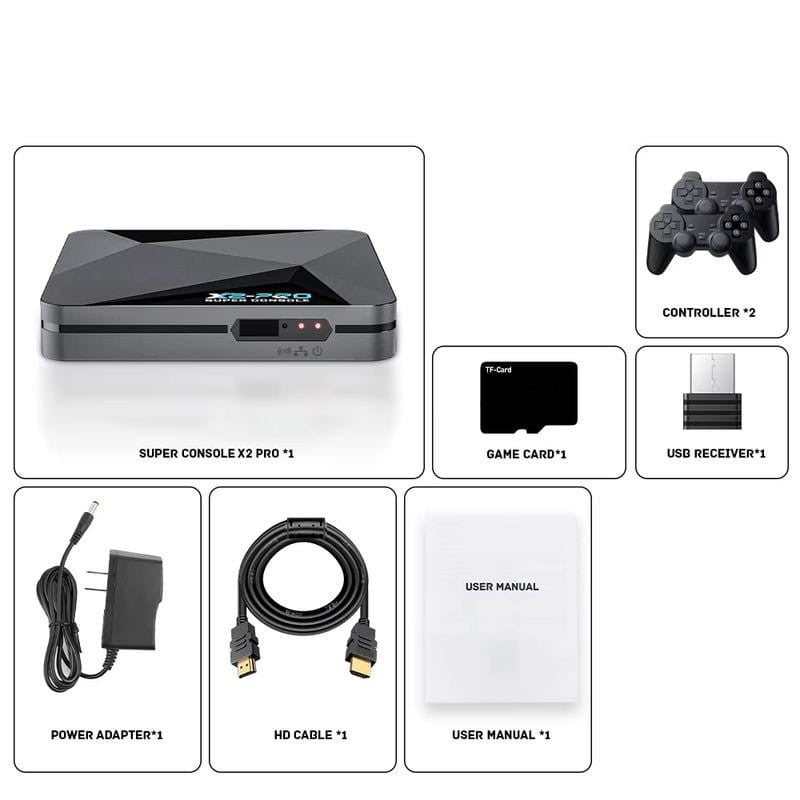 Super Console X2 Pro 2GB/8GB Triple SO + Tarjeta 256GB