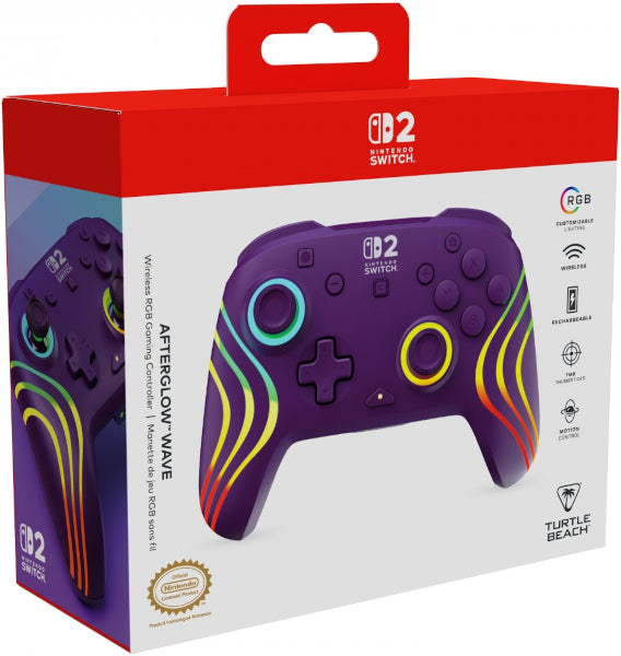 Turtle Beach Afterglow Wave Wireless Rgb Gaming Controller Purple (morado) (switch/oled/lite)