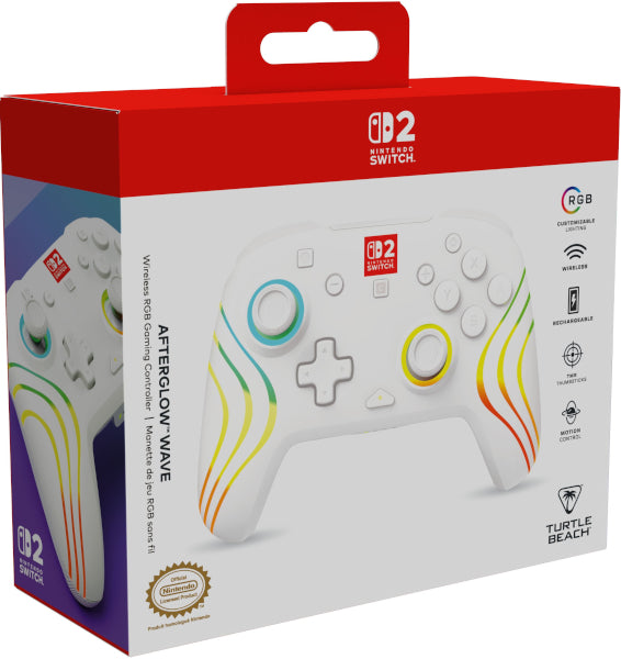 Turtle Beach Afterglow Wave Wireless Rgb Gaming Controller White (blanco) (switch/oled/lite)