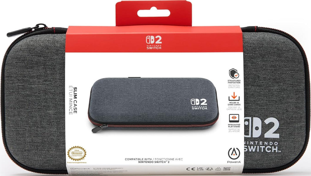 Power A Slim Case Dark Heather Grey