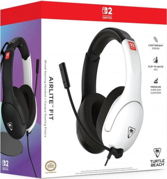 Turtle Beach Airlite Fit Wired Gaming Headset Black & White (negro & Blanco) (switch/oled/lite)
