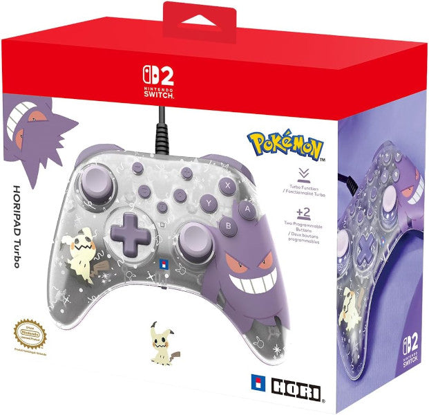 Hori Horipad Pokemon Turbogengar Y Mimikyu ( Switch / Oled ) Hover Image