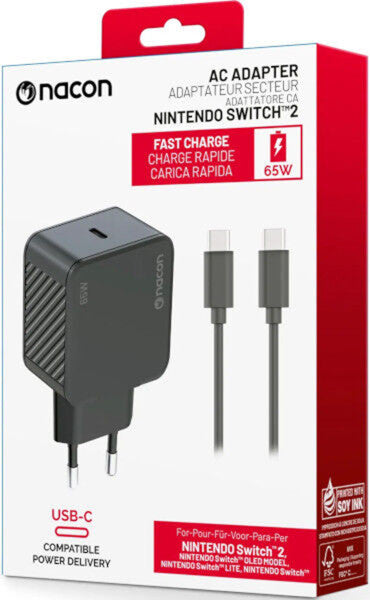 Nacon Ac Adapter (switch/oled/lite/movil/pc/mac) Hover Image