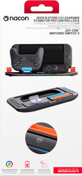 Nacon Charger Station Xl For 4 Joy-con + 1 Pro Controller + Consola