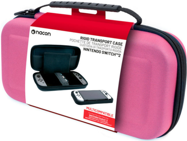 Nacon Rigid Transport Case Pink ( Switch 2 / Switch / Oled / Lite ) Hover Image
