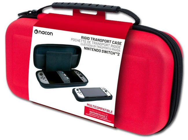 Nacon Rigid Transport Case Red ( Switch 2 / Switch / Oled / Lite ) Hover Image