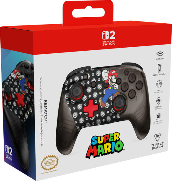 Turtle Beach Rematch Wireless Controller Super Mario Jump (switch/oled/lite) Hover Image