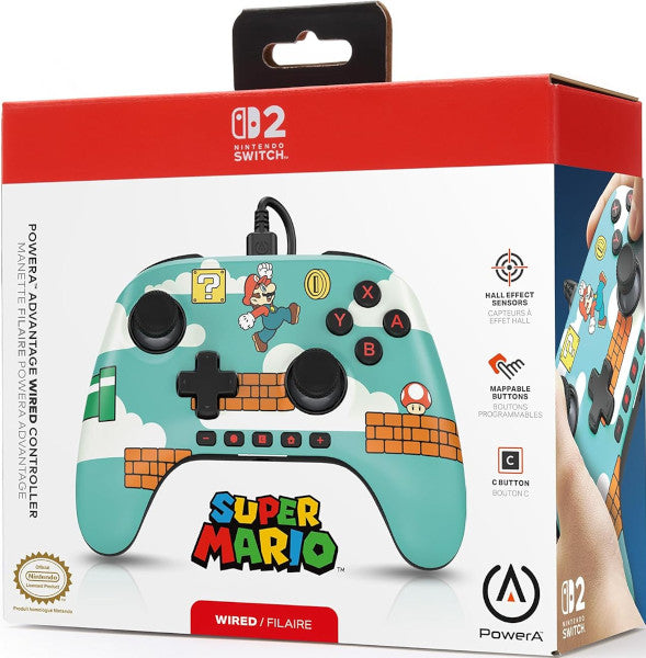 Power A Advantage Wired Controller Super Mario Time
