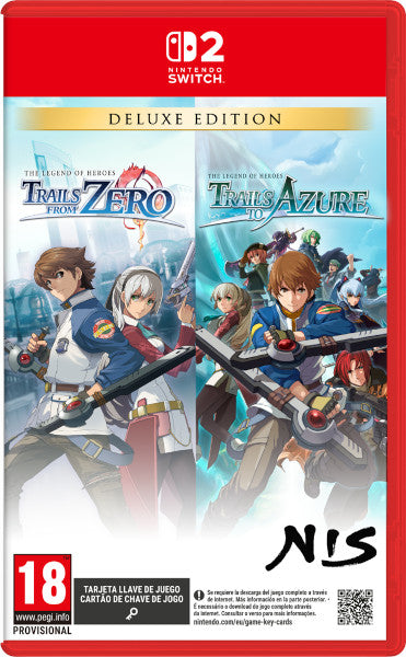 The Legend Of Heroes:trails From Zero/the Legend Of Heroes:trails To Azure Delux Edt (game-key Card) Hover Image