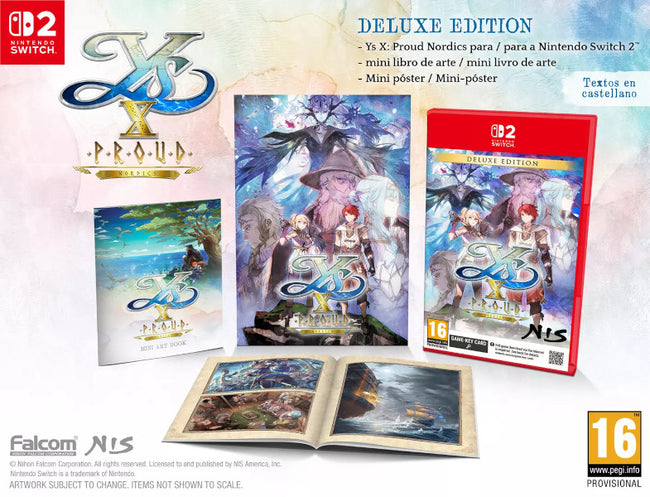 Ys X : Proud Nordics - Deluxe Edition (game-key Card) Hover Image