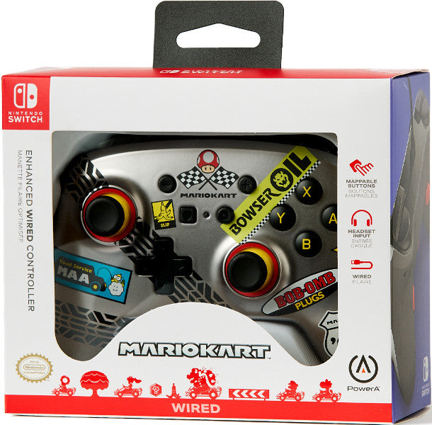 Accesorio Power A Enhanced Wired Controller Mario Kart Hover Image