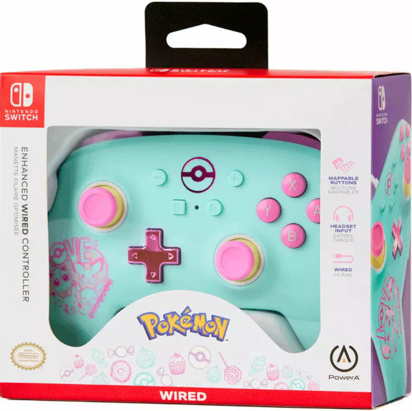 Mando Power A Enhanced Wired Controller Pokemon: Sweet Friends (switch/oled) Hover Image