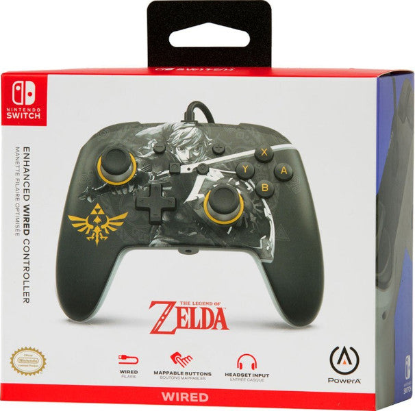 Mando Power A Enhanced Wired Controller Zelda Battle Ready Link Hover Image