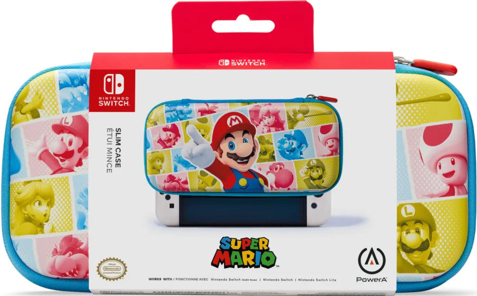 Funda Power A Slim Case Photo Booth Super Mario (switch/oled/lite)