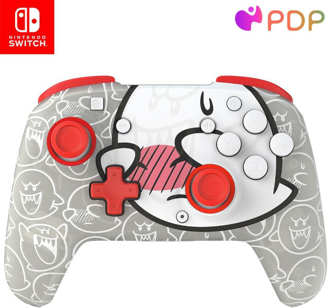 Mando Pdp Rematch Wired Controller Super Mario Boo-hoo Glow ( Switch 2 ) Hover Image