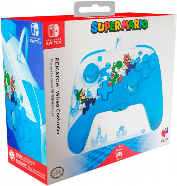Mando Pdp Rematch Wired Controller Mario Escape ( Switch 2 ) Hover Image