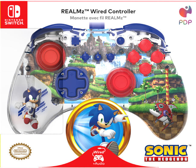 Mando Pdp Realmz Wired Controller Sonic The Hedgehog (switch 2) Hover Image