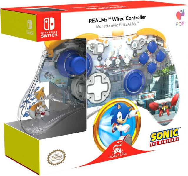 Mando Pdp Realmz Wired Controller Sonic The Hedgehog (tails) (switch 2)