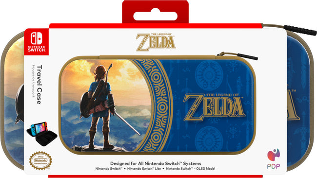 Funda Pdp Deluxe Travel Case The Legend Of Zelda Hyrule Blue Hover Image