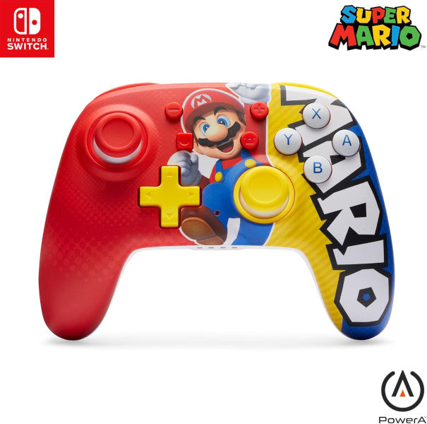 Mando Power A Enhanced Wireless Controller Nano Super Mario Victory (switch/oled/lite)