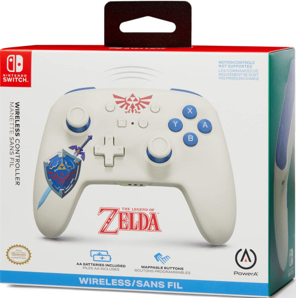 Mando Power A Wireless Controller Zelda Sworn Protector (white/blanco) Hover Image