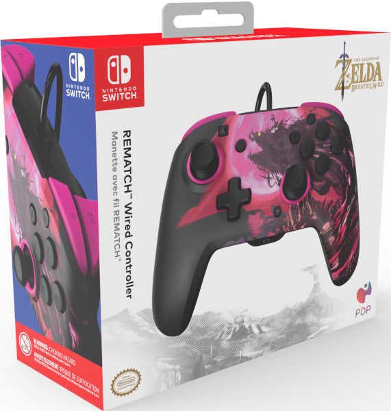 Mando Pdp Rematch Wired Controller Zelda Calamity Ganon ( Switch 2 ) Hover Image