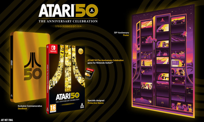 Atari 50: The Anniversary Collection Steelbook Edition Nintendo Switch Hover Image
