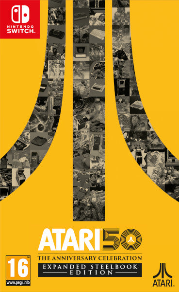 Atari 50: The Anniversary Celebration Expanded Steelbook Edition Nintendo Switch Hover Image