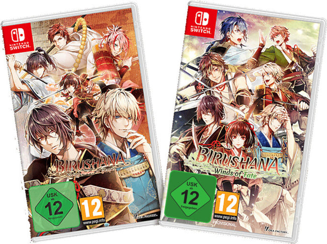 Birushana: Rising Flower Of Genpei & Winds Of Fate  Double Pack Nintendo Switch Hover Image