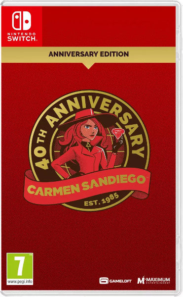 Carmen Sandiego 40th Anniversary Edition Nintendo Switch Hover Image