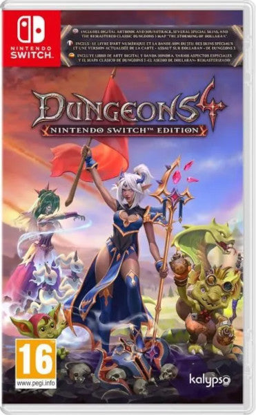 Dungeons 4 Nintendo Switch Edition (incluye Libro Arte Digital Y Banda Sonora) Nintendo Switch Hover Image