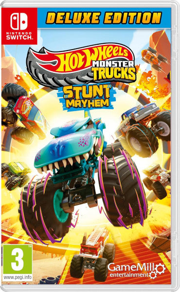 Hot Wheels Monster Trucks: Stunt Mayhe Deluxe Edition Nintendo Switch Hover Image