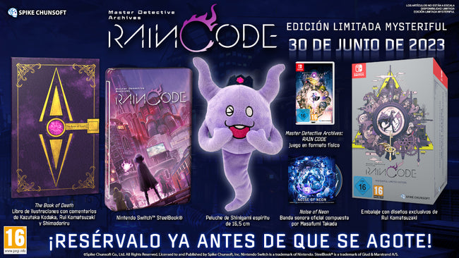Master Detective Archives: Rain Code (edición Especial Limitada) Nintendo Switch Hover Image
