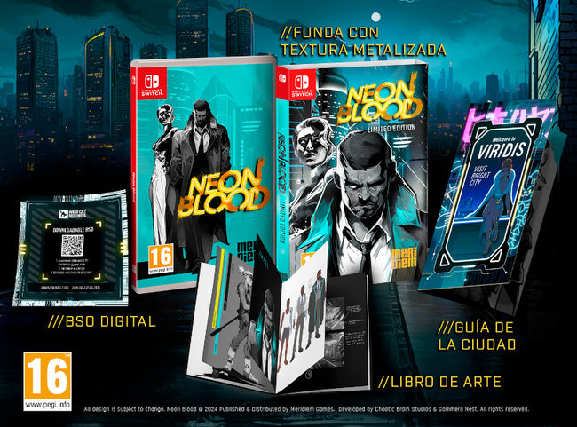 Neon Blood Limited Edition Nintendo Switch Hover Image