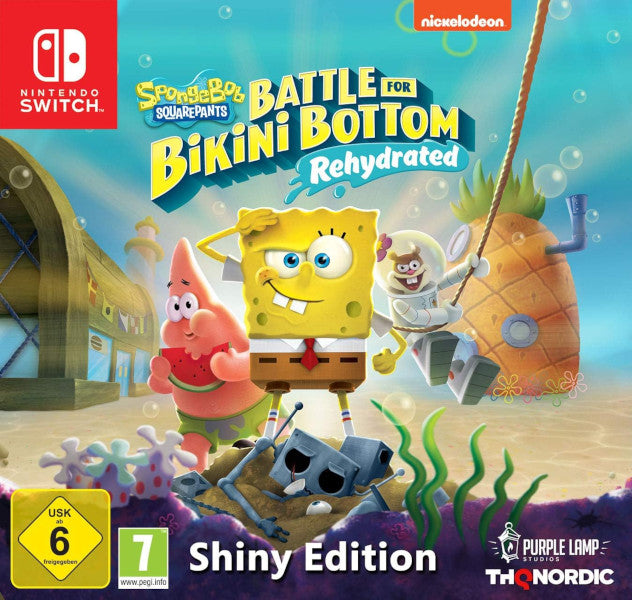Bob Esponja: Battle For Bikini Bottom Rehydrated Shiny Edition Nintendo Switch Hover Image
