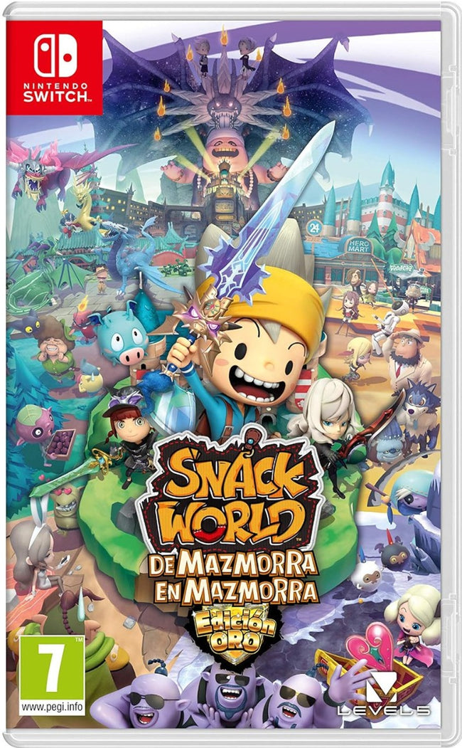 Snack World: De Mazmorra En Mazmorra Edicion Oro Nintendo Switch Hover Image