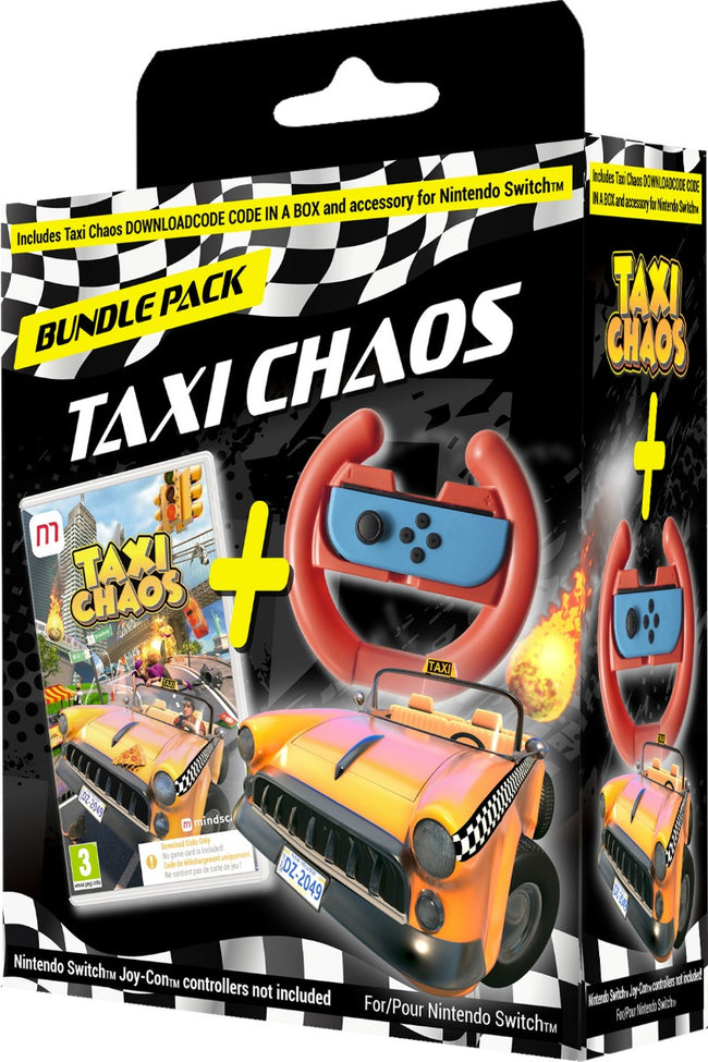 Taxi Chaos Racing Wheel Bundle (ciab) Nintendo Switch Hover Image