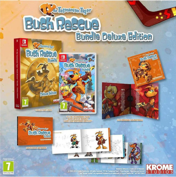 Ty The Tasmanian Tiger Bush Rescue Bundle - Deluxe Edition Nintendo Switch Hover Image